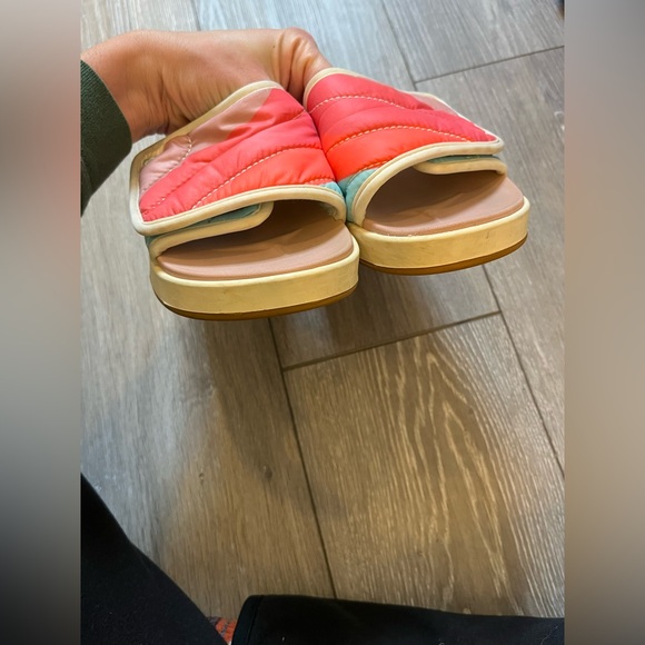 OluKai x Rumpl Nu’a Mino Slide Sandal Quilted Pink Sea Salt 20469 - Women’s 10 - Picture 8 of 11